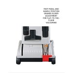 SEBO Automatic X4 Boost Vacuum Cleaner - Foot Petal And Handle Positions