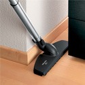 The Miele Complete C3 Cat & Dog canister comes shipped with a swiveling hardwood floor brush