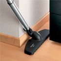 The Miele Brilliant includes a swiveling parquet floor brush